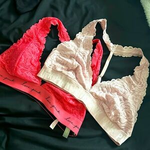 PINK Bralettes